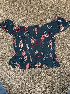 Francesca’s smocked off shoulder top